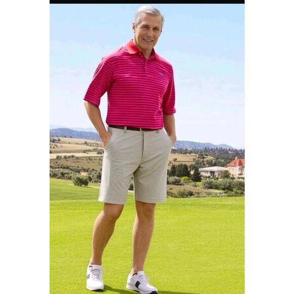 Fairway & Greene Golf POLO Shirt Men's Size XL F & G Hot Pink Stretch - Picture 1 of 7